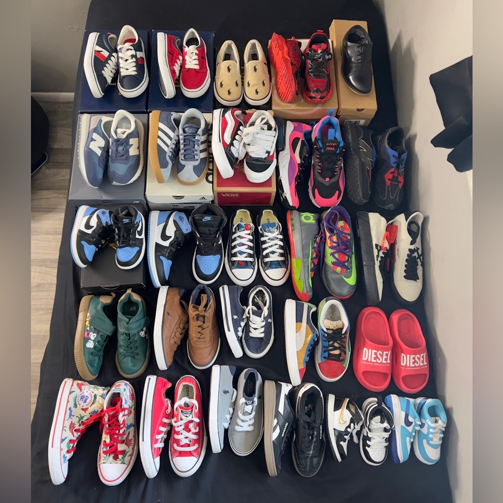 Assorted Sneakers and Shoes Collection